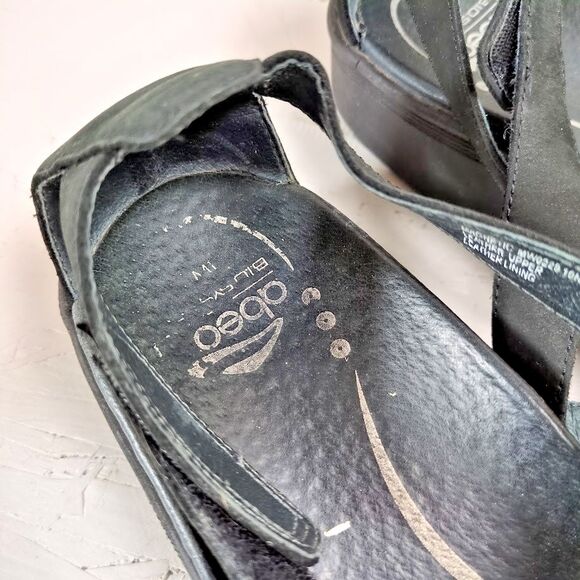 ABEO Magnetic Black Biosystem Women's 10N Strappy Sandals - Picture 2 of 8